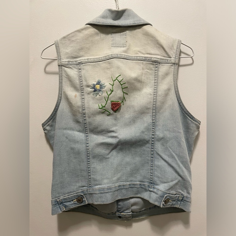 DONATING JULY 28 Denim Vest - Picture 2 of 4